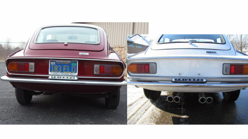 Illustration for article titled A Critical Comparison Of Two Classic Triumph Coupes On Ebay